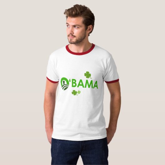 Ierse Obama T-shirt (Voorkant volledig)