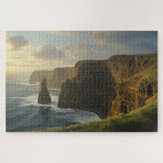 Ierse Oceanklippen Legpuzzel (Horizontaal)