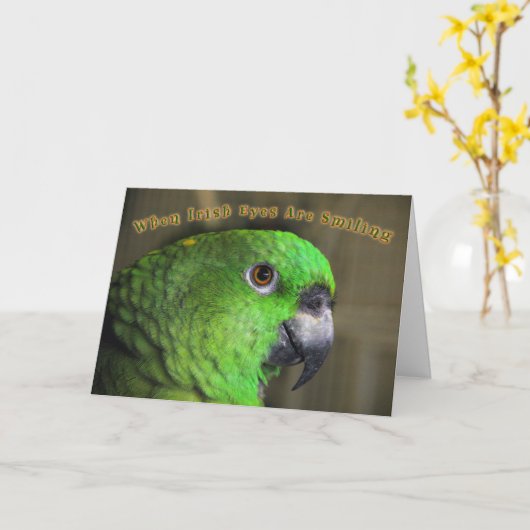 Ierse Ogen Kaart (Gele Bloem)