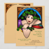 Ierse Ogen St. Patrick's Day Uitnodiging (Voorkant / Achterkant)