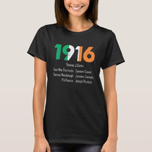 Ierse paasrijst - 1916 Ierse rebelli T-shirt (Voorkant)