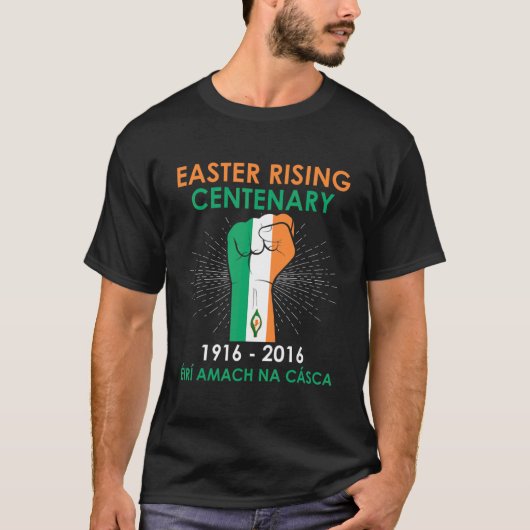Ierse paasrijst - 1916 Ierse rebelli T-shirt (Voorkant)