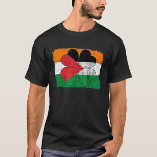 Ierse Palestina Vlag Ierland Shamrock St Patricks T-shirt