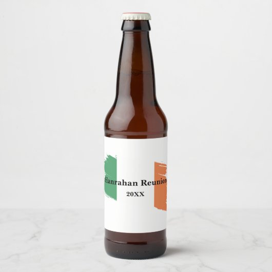 Ierse partij bier etiket (Voorkant)