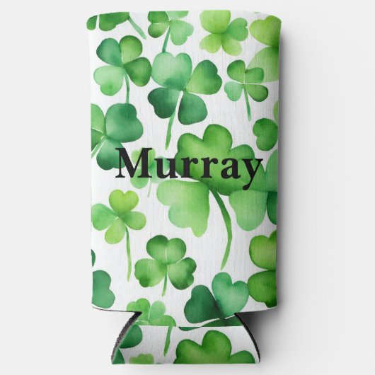 Ierse partij seltzer blikjeskoeler (Voorkant)