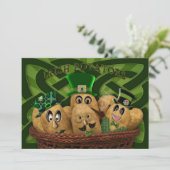 IERSE PARTIJINVITATIE - IERSE POTATEN KAART (Staand voorkant)