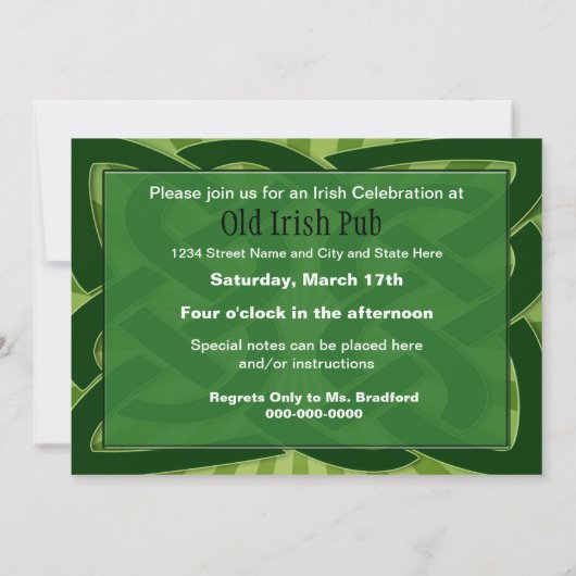 IERSE PARTIJINVITATIE - IERSE POTATEN KAART (Achterkant)