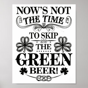 Ierse Patty's Groene St. Paddy Grappige Sint-Patri Poster