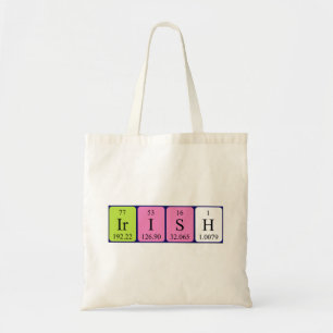 Ierse periodieke patriottische canvas tas