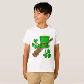 Ierse Pet en Klavers T-shirt (Voorkant volledig)