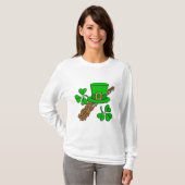 Ierse Pet en Klavers T-shirt (Voorkant volledig)