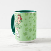 Ierse Pin-Up die van Bier Houdt Mok (Voorkant links)