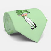 Ierse Pin-up met Liefde voor Bier Stropdas (Opgerold)