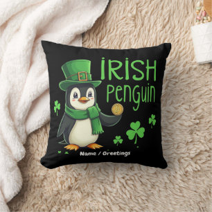 Ierse Pinguïn Een Gelukkig Mengsel van Plezier, Hu Kussen