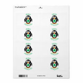 Ierse pinguïn etiket (Full Sheet)