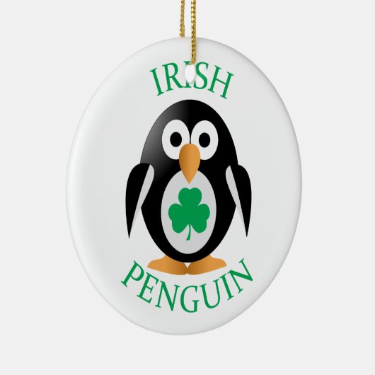 Ierse pinguïn keramisch ornament (Rechts)