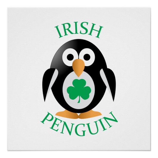 Ierse pinguïn perfect poster (Voorkant)