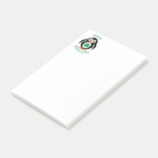 Ierse pinguïn post-it® notes (Schuin)