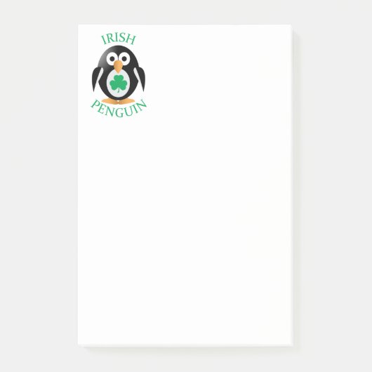Ierse pinguïn post-it® notes (Voorkant)