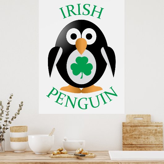 Ierse pinguïn poster (Keuken)