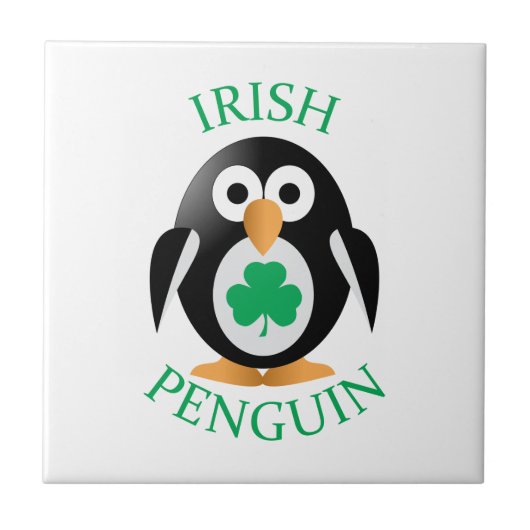 Ierse pinguïn tegeltje (Voorkant)