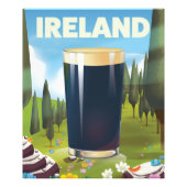 Ierse pint Travel poster (Voorkant)
