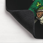 Ierse Piraat Schedel Leprechaun St. Patrick's D Muismat (Hoek)