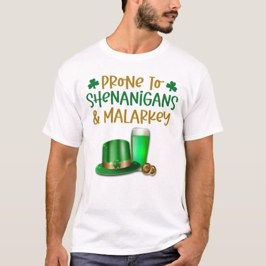 Ierse pit voor de shenanigans T-Shirt (Voorkant)