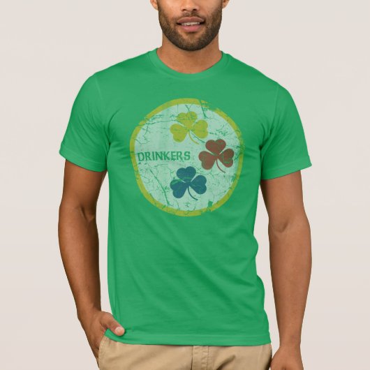 Ierse Pittsburgh Drinkers St Patrick's Day T-shirt (Voorkant)