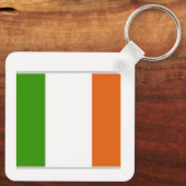 Ierse platteland Keltische Stenen kruis, Ierland v Sleutelhanger (Achterkant)