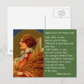 Ierse Poëzie St Patricks Day PC Briefkaarten (Voorkant / Achterkant)