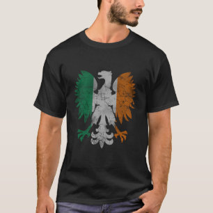 Ierse Poolse Eagle vlag T-shirt