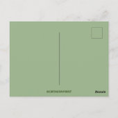 Ierse pop Happy St Patricks Day Briefkaart (Achterkant)