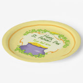 Ierse Pot met Goud Papieren Bordje (Gekanteld)