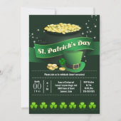 Ierse pot met goud St Patricks vakantie feest Kaart (Voorkant)