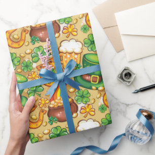 Ierse pret  cadeaupapier