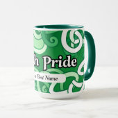 Ierse Pride Knoop Mok Custom (Voorkant rechts)