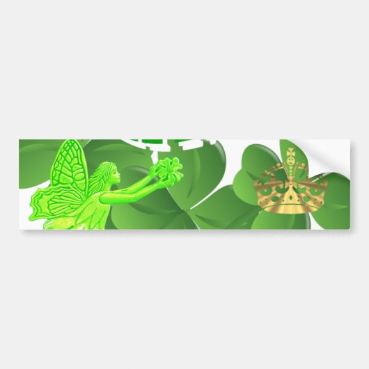 Ierse prinses bumpersticker (Voorkant)
