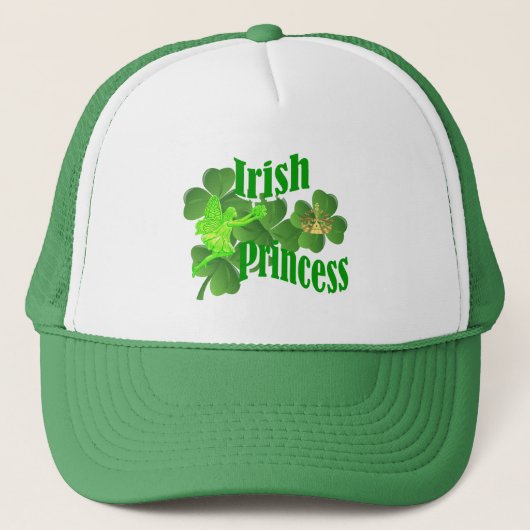 Ierse prinses en fee trucker pet (Voorkant)