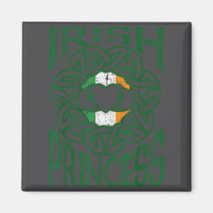 Ierse Prinses Keltische Knoop Claddagh Ring Cadeau Magneet