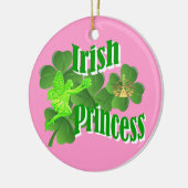 Ierse prinses keramisch ornament (Links)