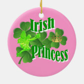 Ierse prinses keramisch ornament (Achterkant)