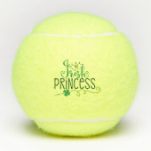 Ierse prinses | St. Patrick's Day Tennisballen (Voorkant)
