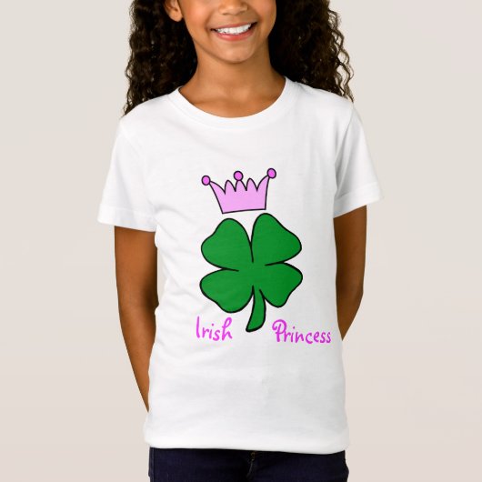 ierse prinses. t-shirt (Voorkant)