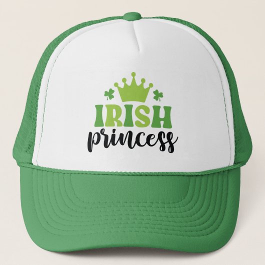 Ierse Prinsessen Kroon Trucker Pet (Voorkant)