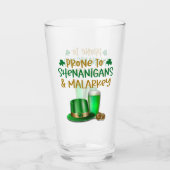 Ierse Prone aan Shenanigans Glas (Voorkant)