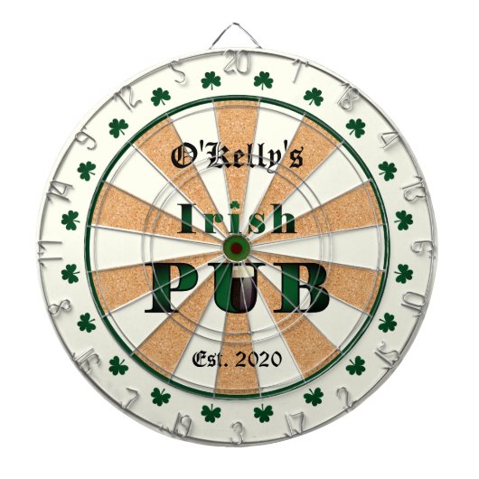 Ierse Pub Bar Tavern Dart Boards dartboards Dartbord (Voorkant)