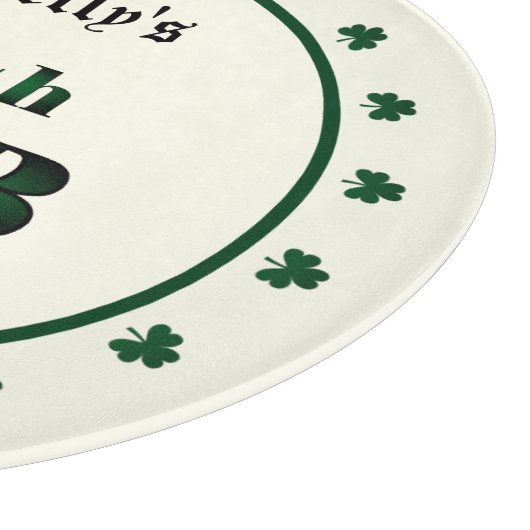 Ierse pub bar taverne decoratief glas snijplank (Hoek)