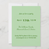 Ierse pub klaar voor St. Patrick's Day-feest Kaart (Achterkant)