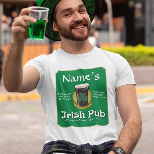 Ierse pub Mannen T-shirt